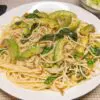 アボカドと小女子のパスタ