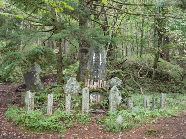 富士登山道の石碑