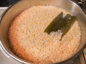 圧力鍋で玄米を炊く