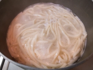 うどんを温める