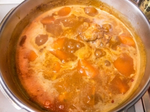 10分ほど煮る