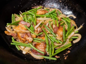調味料がからんだらできあがり