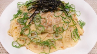 お手軽濃厚・納豆パスタ