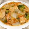 鶏胸肉の野菜あんかけ