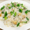 菜の花と塩鯖の混ぜご飯