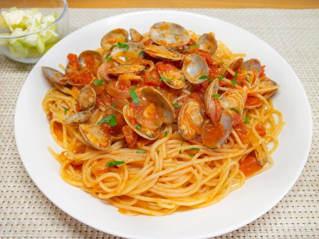 アサリのパスタ・ボンゴレロッソ