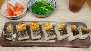 焼き塩鯖寿司