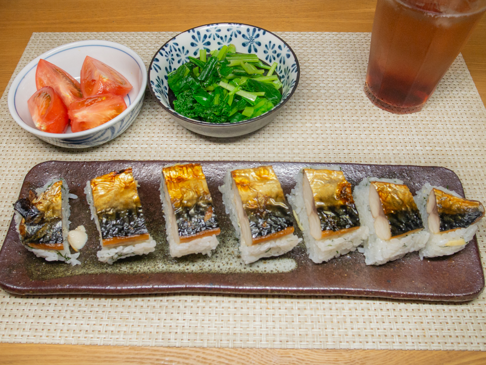 焼き塩鯖寿司