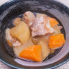豚軟骨と根菜の煮物