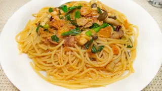 豚キムチパスタ