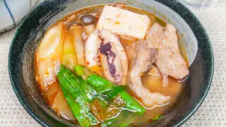 いかゲソのキムチ鍋