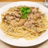 鶏と舞茸のパスタ