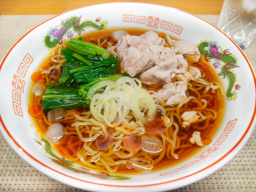 簡単めんつゆ冷やしラーメン