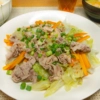 豚肉とキャベツの蒸しポン酢