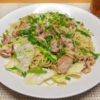 豚肉とねぎの塩焼きそば柚子胡椒風味