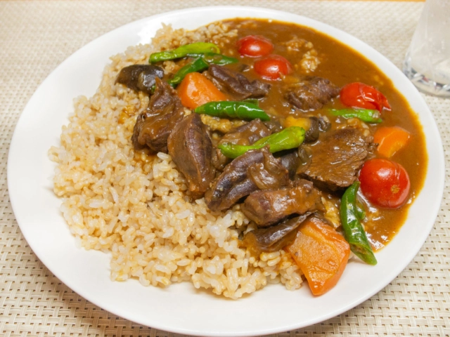 シシトウと青唐辛子の夏カレー