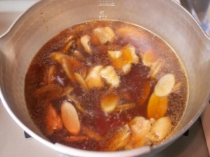 10分ほど煮る