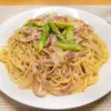 クルクルしないコンビーフ缶のパスタ