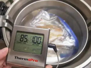お湯の温度は85度