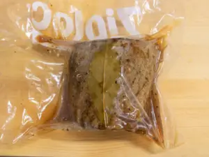 肉汁が出ている