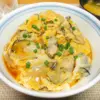 牡蠣のあんかけ卵とじ丼