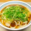鶏と豆苗の卵とじうどん
