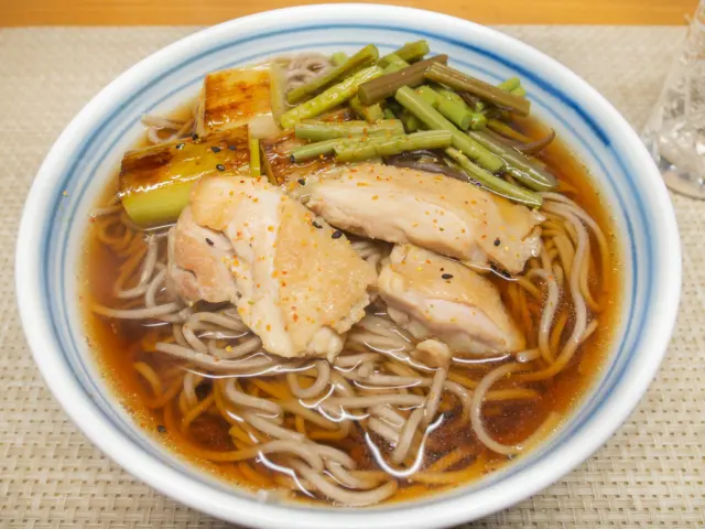 山菜鶏南蛮蕎麦