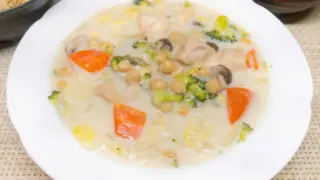 ひよこ豆のクリームシチュー