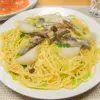 シシャモと蕪のパスタ