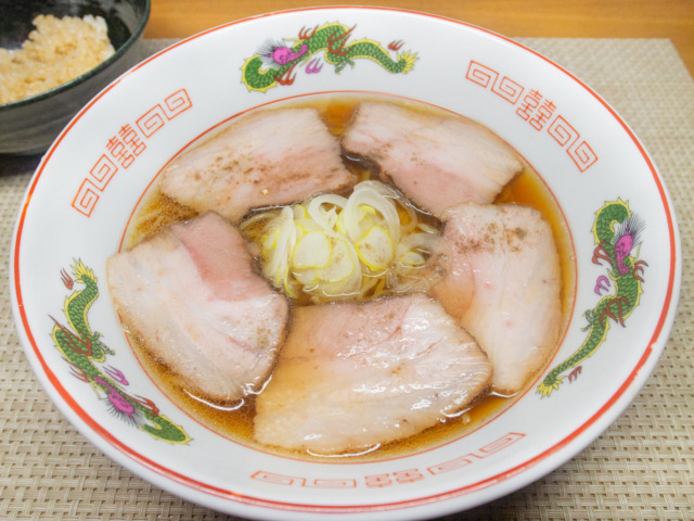 豚バラ肉のチャーシュー麺
