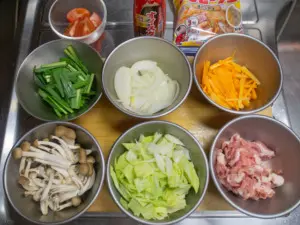 食材を切る