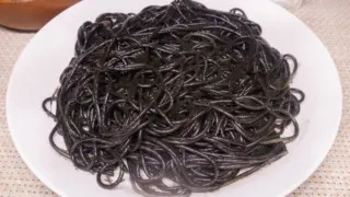イカスミパスタ【無印良品】
