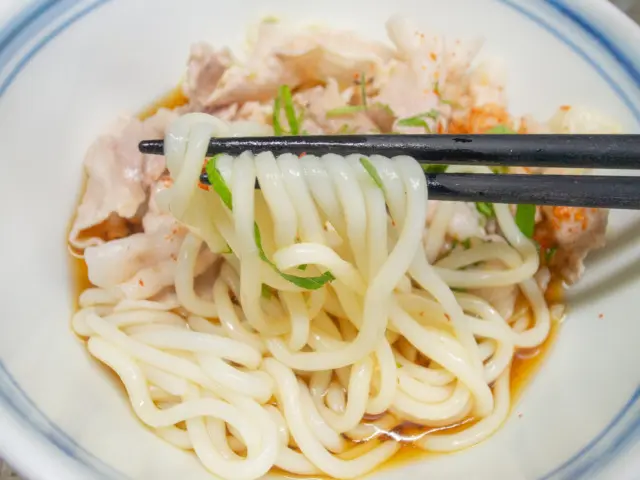 冷やし肉うどん1