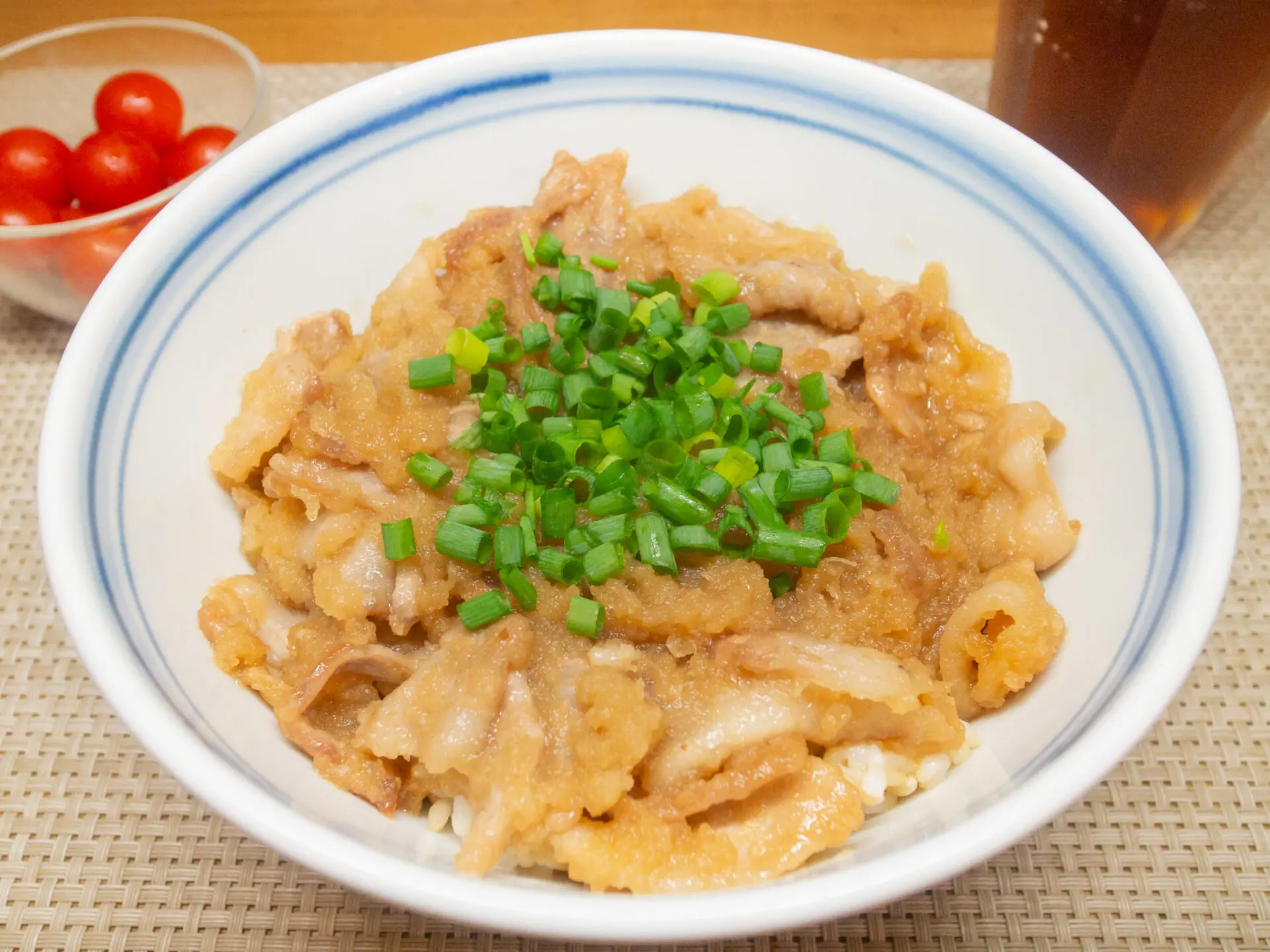 豚バラ肉のみぞれ煮丼 Run To Be Sober