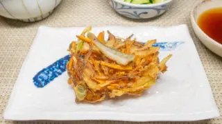ハゼのかき揚げ