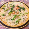 焼き鮭とほうれん草のパスタ