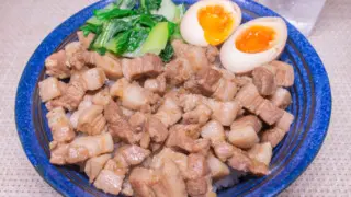 ルーローハン的肉かけご飯