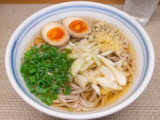 島らっきょう蕎麦