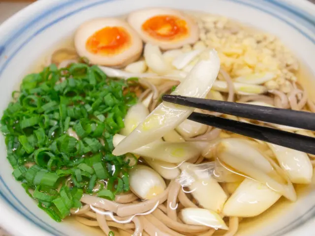島らっきょう蕎麦１