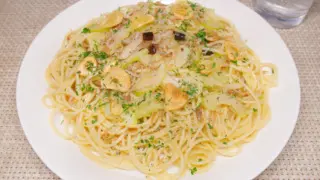 ちりめんじゃことセロリのパスタ