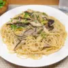 椎茸とアンチョビのパスタ