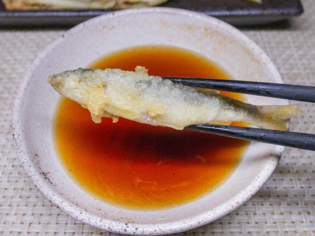 小魚の天ぷら