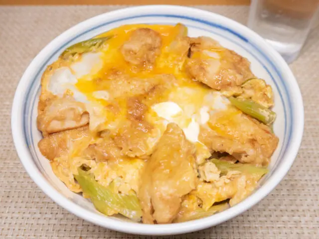 鶏天の親子丼