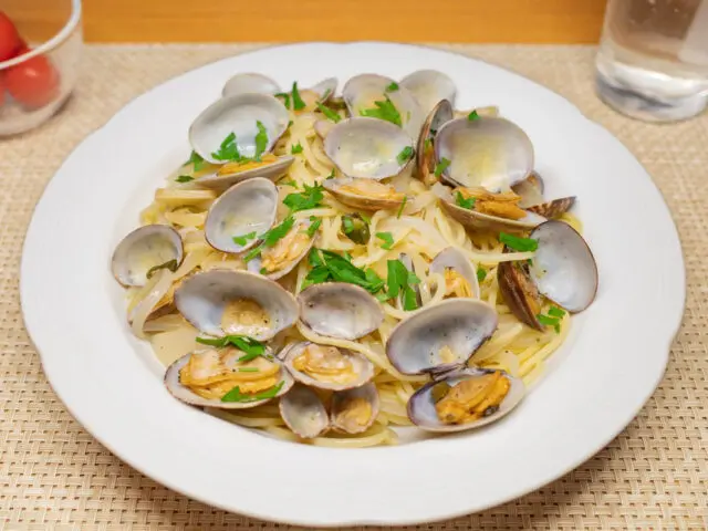 アサリのパスタ