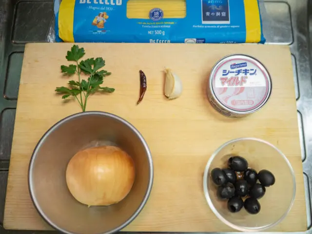使う食材の写真