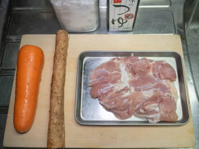 使う食材の写真