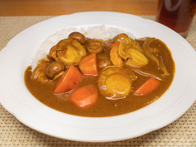 ごろっとホタテカレー