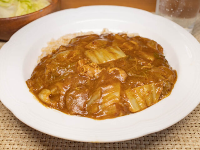 圧力鍋でとろとろ白菜カレー