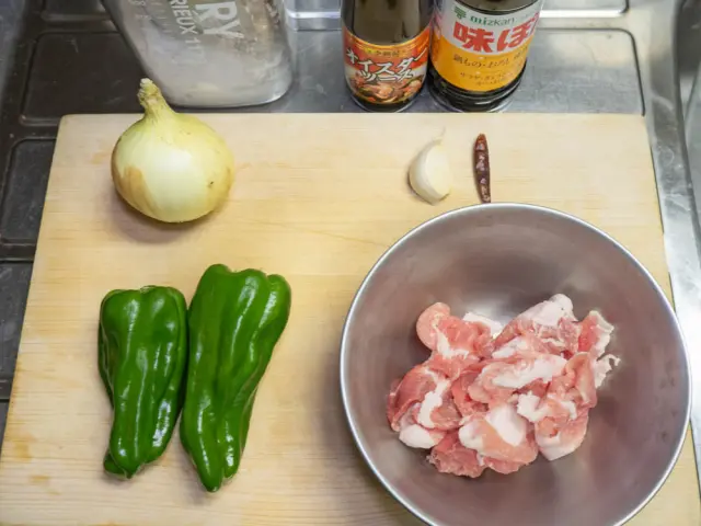 使う食材の写真