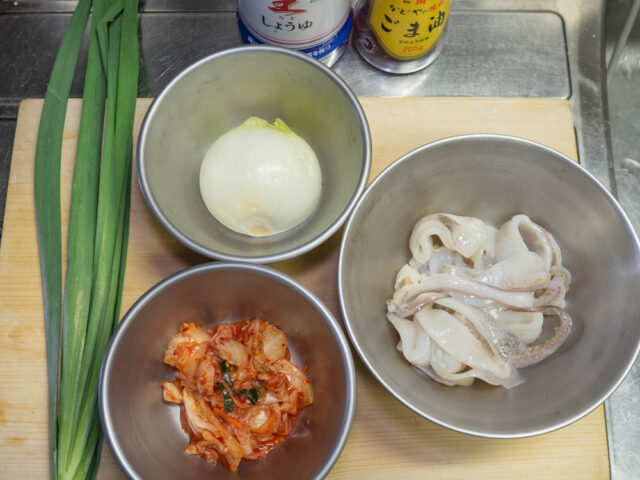 使う食材の写真
